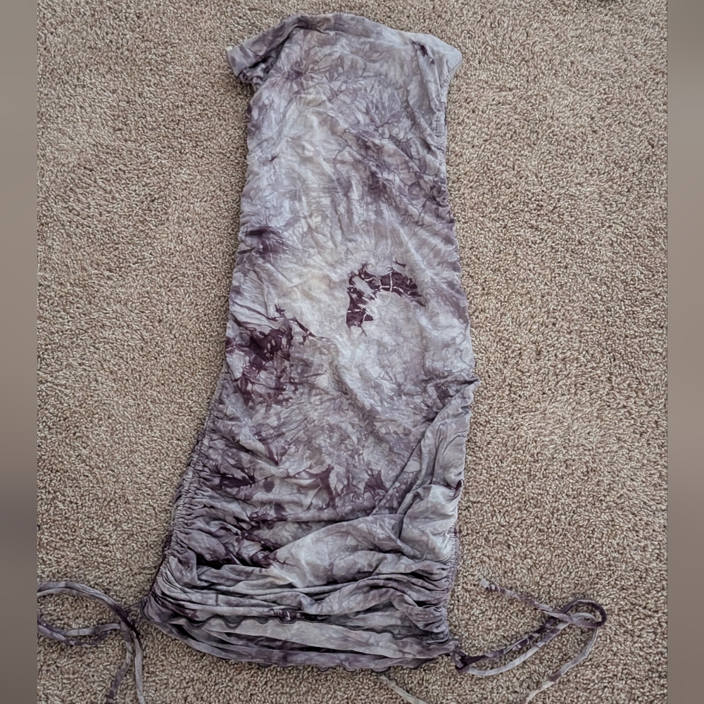Heart Hips Purple Tie-Dye Dress
